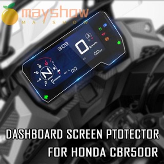 Mayshow ฟิล์มกระจกนิรภัยกันรอยหน้าจอ TPU กันรอยนิ้วมือ แบบเปลี่ยน สําหรับ HONDA CBR500R CB500F CB500X CBR650R CB650R 2019 2020 2 ชิ้น