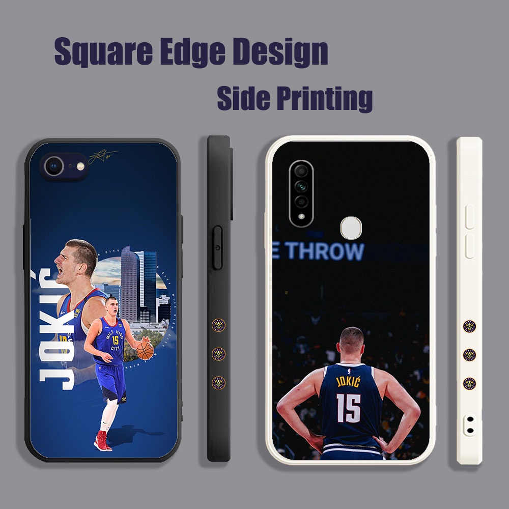 เคสสําหรับ OPPO A12 A3S A5S A5 A7 A15 A15S A16 A16S A12E NBA Denver Nuggets Nikola Jokic EDZ20 เคสโท