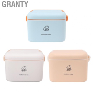 Granty Large  Storage Box Organizer Container Family Emergency  Case with Removable Tray