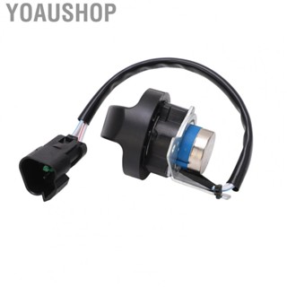 Yoaushop 3 Pins Excavator Throttle  Knob Switch  Triangular Plug Throttle  Knob Switch No False Marking Easy To Install Origin Size  for Maintenance