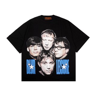 เสื้อยืด BLUR LEISURE โอเวอร์ไซซ์ สีดํา