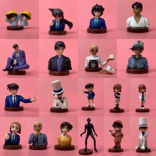 ตุ๊กตาการ์ตูนญี่ปุ่น Conan Amuro Toru Kudo Shinichi Kid Akai Shuichi Hattori Heiji Shiwan Gashapon สําหรับตกแต่ง