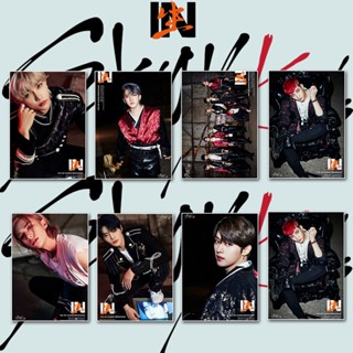 โปสเตอร์สติกเกอร์ Kpop Stray Kids SKZ HAN Photocards ID Photo HD สําหรับเก็บสะสมการ์ด