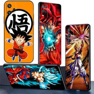 เคสโทรศัพท์มือถือซิลิโคน TPU แบบนิ่ม ลาย BS21 Goku Super Saiyan God สําหรับ Realme 10T 11 Pro 11 Pro+ C55 C33 2023 GT Neo5 SE GT3 Narzo N55 N53