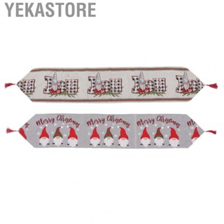 Yekastore Table Runner Holiday Christmas Table Runner Attractive Style for Cafe