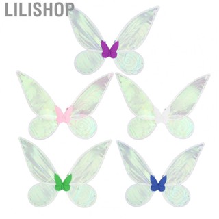 Lilishop Glowing Angel Wings  Light Fairy Wings Sparkle Fairy Princess Wings for Kids Cosplay Photo Show Props