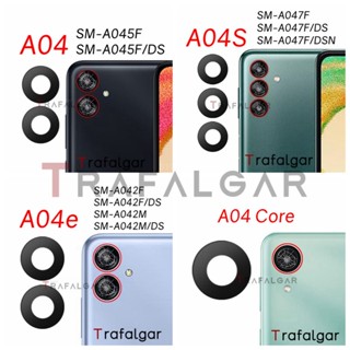 เลนส์กล้องด้านหลัง พร้อมสติกเกอร์กาว แบบเปลี่ยน สําหรับ Samsung Galaxy A04 Core A04S A04e A042 A045 A047