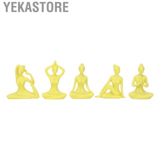 Yekastore Yoga Figurines Yoga Statue Attractive Decorative for Living Room