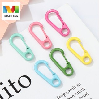 JENNIFERDZ Paracord Snap Hook Metal Material Keychain Buckle Outdoor Equipment Survival Tool Key Clasp Color Buckle Climbing Carabiners