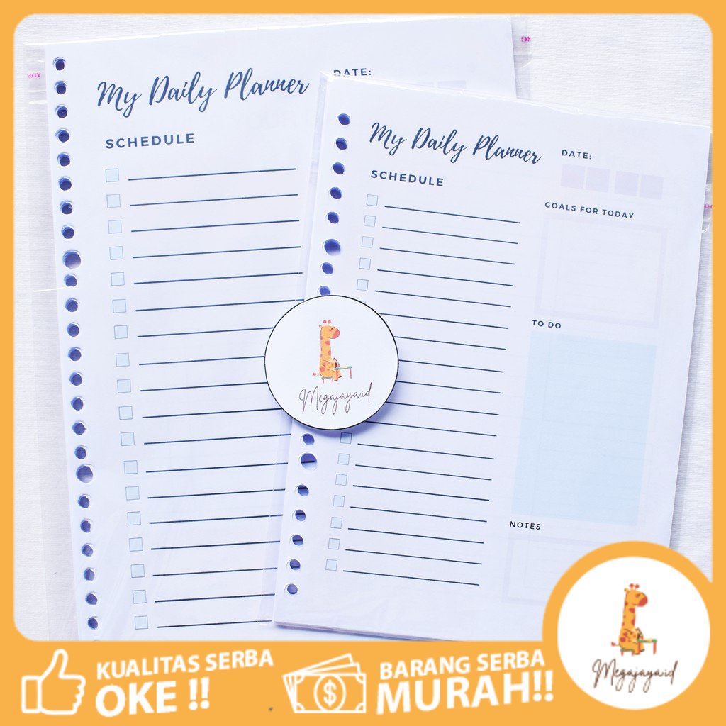 Daily Planner Basic (Content Binder A5/B5)