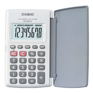 CASIO เครื่องคิดเลข รุ่น HL-820LV สีขาว