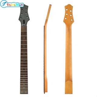 อะไหล่คอกีตาร์ไฟฟ้า 24 Fret 25.6 นิ้ว ด้ามจับไม้เมเปิ้ล เฟรตบอร์ด ไม้โรสวูด Diy