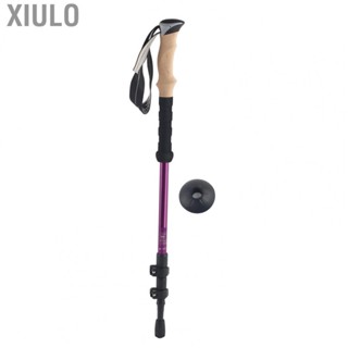 Xiulo Hiking Poles    Hiking Sticks Non Slip Cork Extended Straight Handle  for Camping for Men Women Children