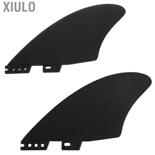 Xiulo Surfboard Fin  Thruster Fin Sets Cambered PVC Strong Stability  for Surf Pavilion