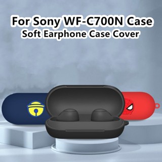 พร้อมส่ง!  เคสหูฟัง แบบนิ่ม ลายการ์ตูน สําหรับ Sony WF-C700N WF-C700N