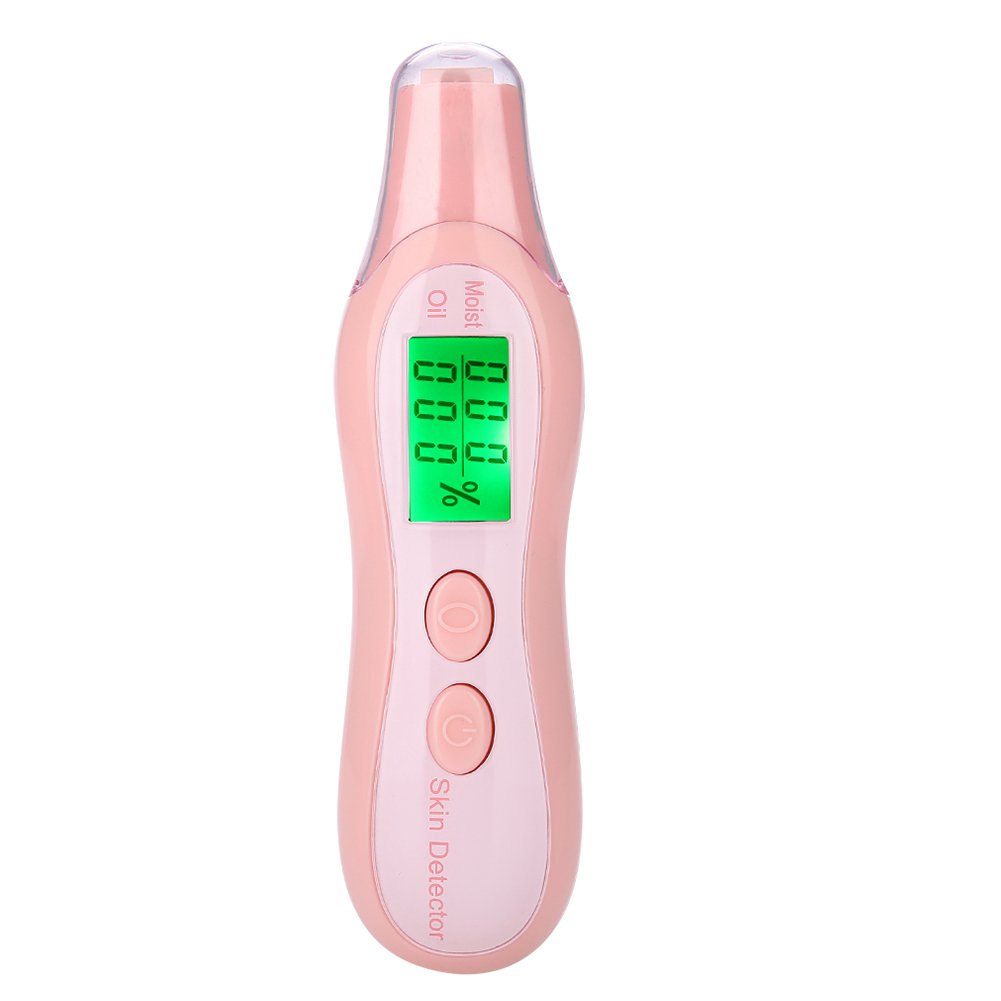 เครื่องวิเคราะห์ผิวหน้าดิจิทัล ขนาดเล็ก แบบพกพา หน้าจอ LCD ความชื้น ตรวจสอบน้ํามันบนใบหน้า เครื่องตรวจจับ เครื่องมือดูแลผิว
