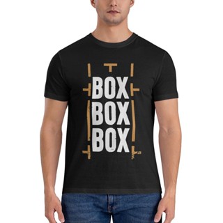 เสื้อยืด ผ้าฝ้าย พิมพ์ลาย Box Box Formula 1 Racing Pitstop แฟชั่นวินเทจ