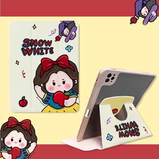 เคสหนังอะคริลิคแข็ง ลายสโนว์ไวท์ สําหรับ IPad Mini6 IPad5 6 7 8 9 Air Air1 Air2 Air3 Air4 Air5 10.9 นิ้ว Pro10.5 Pro11 2018 2020 2021 2022