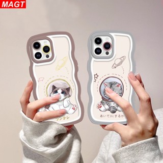 เคสโทรศัพท์มือถือยาง ลายการ์ตูนแมวอวกาศ สําหรับ Redmi Note 12 Redmi A1 A2 10C 10A 9C 9T Note 11S 10 5G 10S 9S 8 Pro Xiaomi Poco M5S M3 X3 Pro NFC