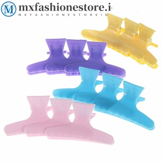 Mxfashione คลิปหนีบผม สีพาสเทล สีสันสดใส สําหรับร้านเสริมสวย