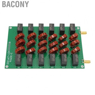 Bacony HF Low Pass Filter  Professional High Level Control Low Pass Filter Board 7 Steps PCB Sensitive 3‑30MHz 6 Bands  for Shortwave Power Amplifiers Radios