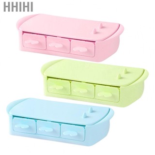 Hhihi 6 Grids Mini Ice Pop Mold  Grade Silicone DIY Popsicle Mould Cartoon Shaped Ice  Maker Tool