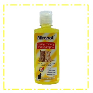 Mirapet แชมพูแมว สูตรบำรุงผิวหนังเเละเส้นขน สำหรับลูกเเมว 250 ml