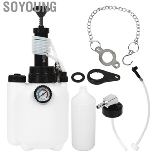 Soyoung Brake Bleeder Kit  Brake Clutch Fluid Bleeding Tool Efficient Universal Metal ABS with 3L Fluid Pump 1L Refill Bottle for Autos