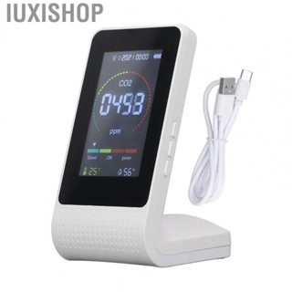 Iuxishop CO2 Air Quality  LCD Display Digital Carbon Dioxide Detector With Backlight Temperature Humidity TVOC Detector Meter