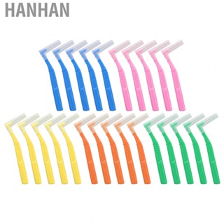 Hanhan Portable L Shaped Interdental Brushes Interdental Brush Effective Cleaning for  Care