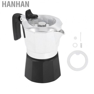 Hanhan Moka Coffee Machine Average Heat Distribution Italian Coffee Maker for Traveling