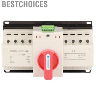 Bestchoices Power Transfer Switch AC400V 125A Light Indication CB Level High Load  Dual Power Automatic Transfer Switch for Office