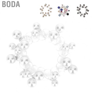 Boda Women Beaded Spiral Hair Ties / Phone Cord Hair Ties / Hair Coils Strong Band