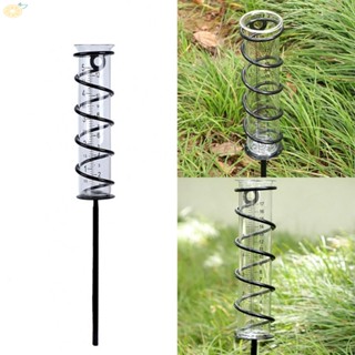 【VARSTR】Rain Gauge For Outdoor Garden Decor Garden Landscapes Glass Lawn Tools