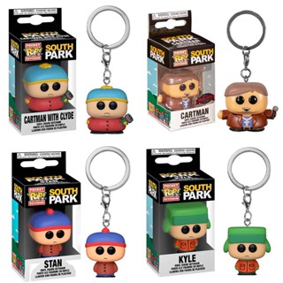 Mg FUNKO POP South Park โมเดลฟิกเกอร์ Cartman with Clyde Stan Kyle ของเล่นสําหรับเด็ก