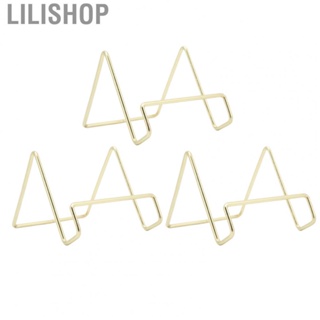 Lilishop 3Pc Wire  Stand Gold Rust Resistant Wire  Stand Holder Easel Display