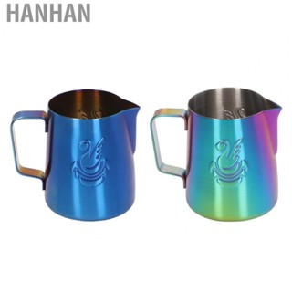 Hanhan  Frother Pitcher  Stainless Steel 380ml  Frothing Pitcher  for Latte