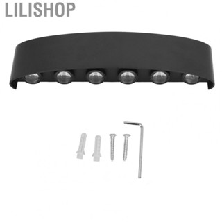 Lilishop 12W  Wall Light 12 Lamp Beads Warm White Background Lamp For Indoor Deco YU