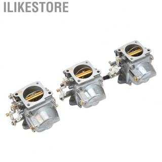 Ilikestore 3PCS Carburetor 688 14303 008 High Sealing Strong Torque Fit For Yamaha Outboard  3 Cylinder 85hp 2 Stroke