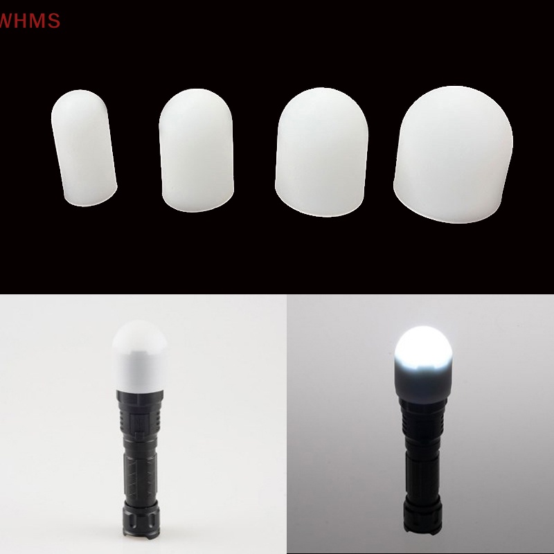 (WHMS) ฝาครอบไฟฉายซิลิโคน แบบยืดหยุ่น สําหรับโคมไฟ