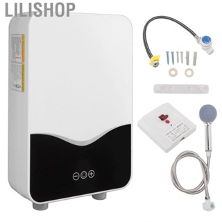 Lilishop Tankless Water Heater  HD Touch Screen Shower Water Heater 220V 5500W 20°C-55°C  for Kitchen