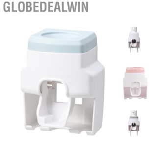 Globedealwin Automatic Toothpaste Dispenser Squeezer with  Holder Wall Mounted for Bathroom Adults Kids