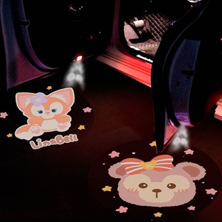 Courtesy Lamp Door Light Automatic Induction Car Universal Projection Lamp Car Cartoon Stellalou Car Atmosphere Light Car welcome lights  Car decorative lights