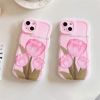 เคสโทรศัพท์มือถือ ซิลิโคนนุ่ม ลายดอกทิวลิป สําหรับ Xiaomi Redmi Note 10 Pro 10S 9S 10A 10C Mi 11 Lite 5G NE Poco X3 Pro F3