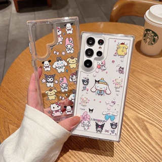 เคสโทรศัพท์มือถือ แบบใส ลายการ์ตูนอนิเมะน่ารัก สําหรับ Samsung Galaxy S23 Ultra S22 Ultra S23 S23Plus S22 S22+