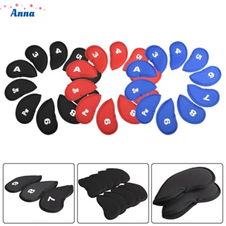 【Anna】Golf Club Head Cover 14.5*8*1cm/pc 15*15*9.5cm/Set 57g Neoprene+sponge