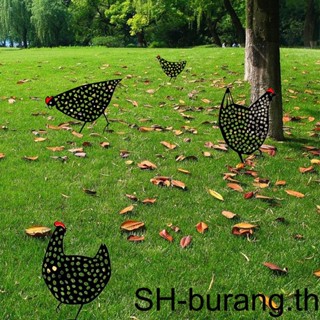 ไก่พลาสติก สําหรับตกแต่งสวนหลังบ้าน สนามหญ้า 5 ชิ้น