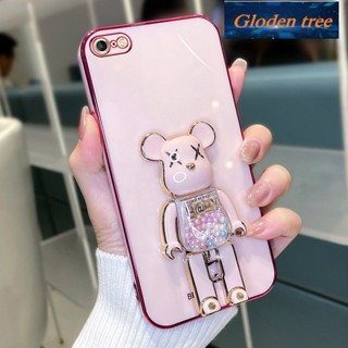 เคสโทรศัพท์มือถือ ซิลิโคนนุ่ม กันกระแทก ลายต้นไม้ Gloden สําหรับ iphone 6 6s 6 plus