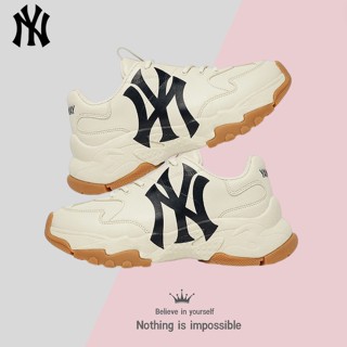 〖ของแท้พิเศษ〗 MLB NY Big Ball Chunky EMBO  Mens and Womens รองเท้าผ้าใบ