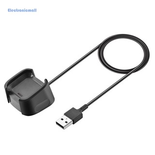 [ElectronicMall01.th] อุปกรณ์ชาร์จสมาร์ทวอทช์ พร้อมสายเคเบิล USB 1 เมตร สําหรับ Fitbit Versa Lite Versa ✨